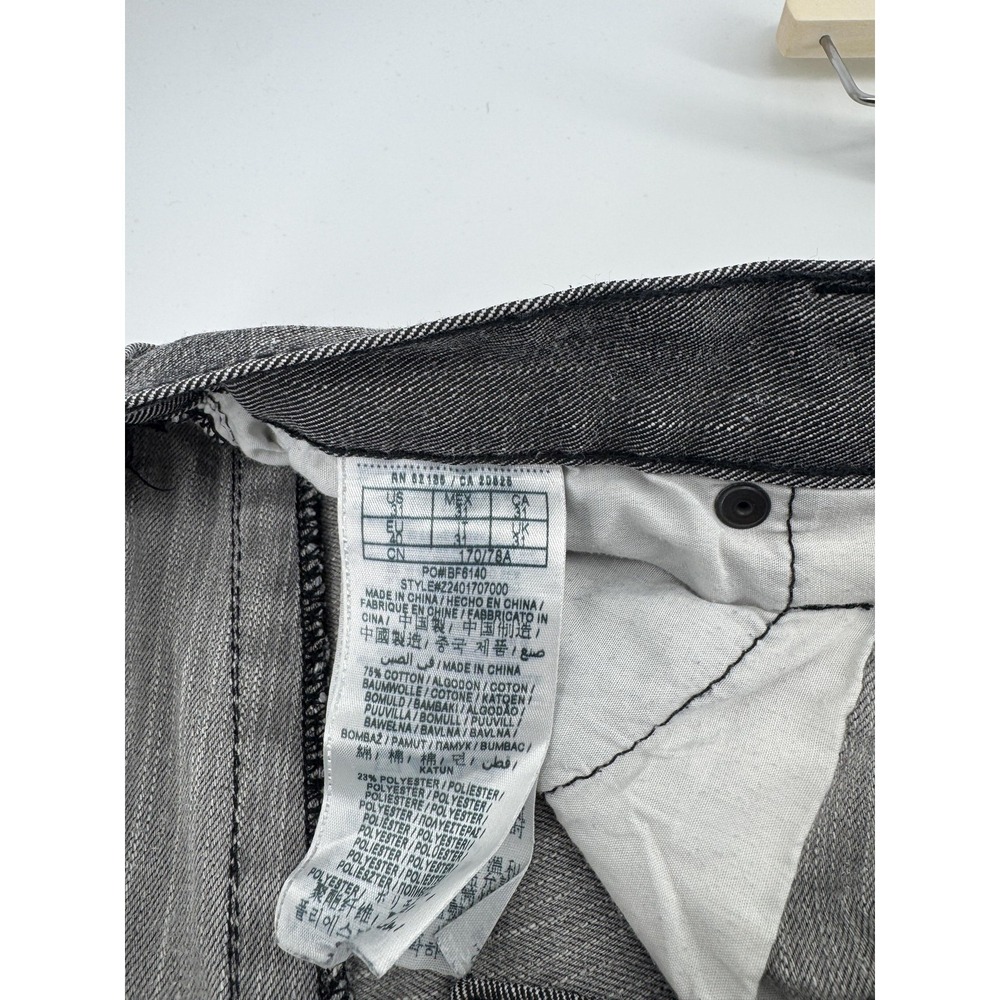 G By Guess Jeans Mens 32 Gray Calm Low Straight Studded Pockets Stretch Denim - Picture 8 of 8